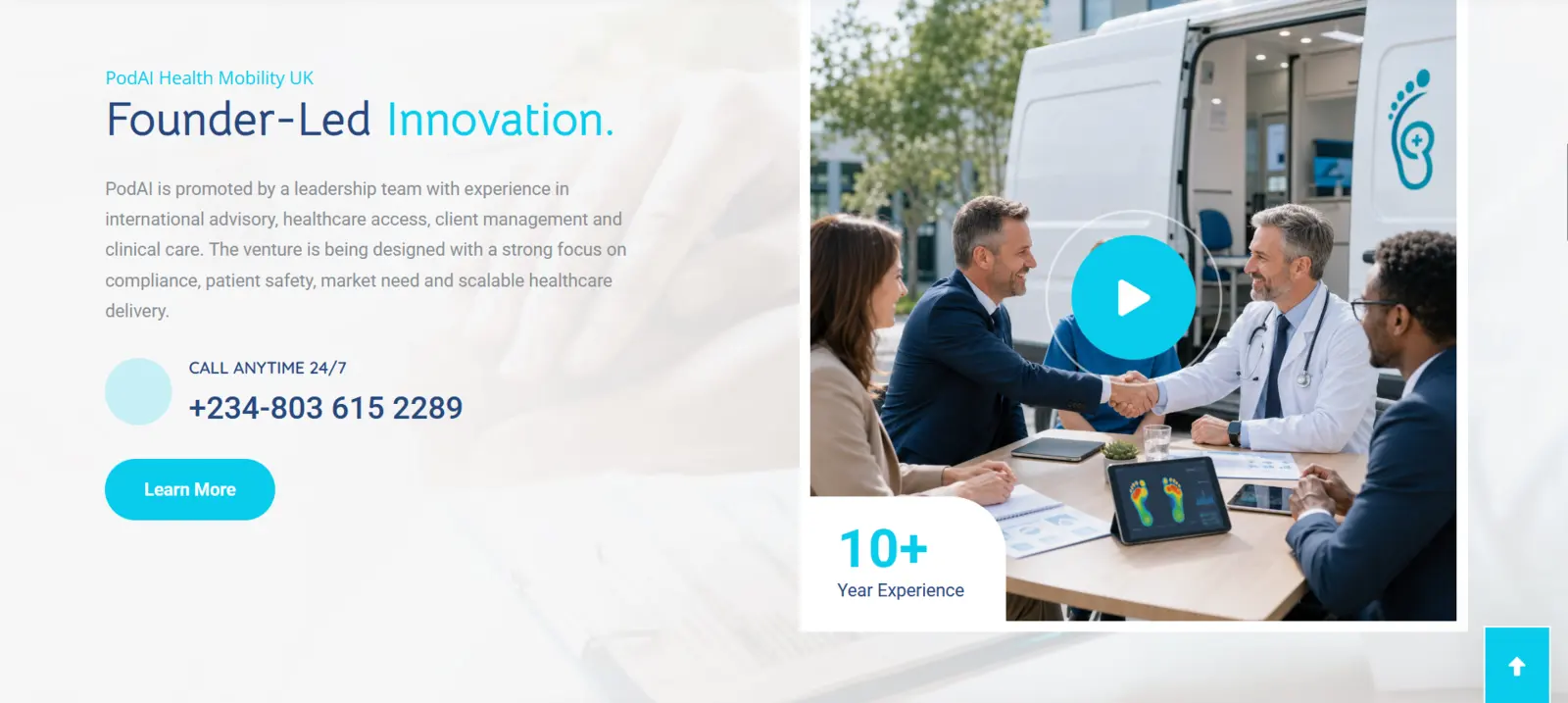 PODAI founder and innovation section