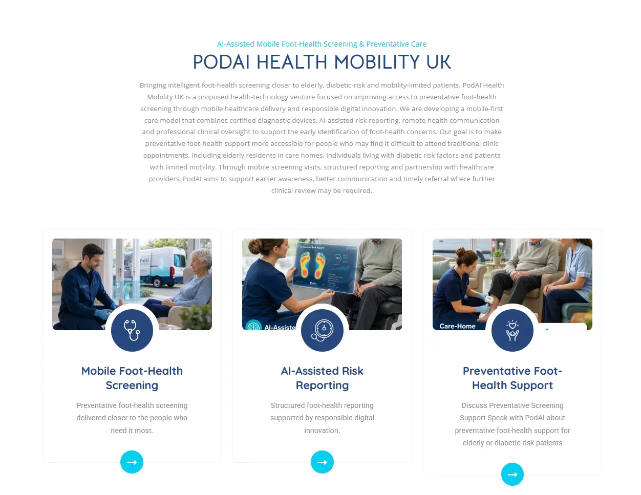 PODAI services section